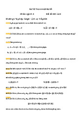 Bài tập Tham khảo đại số và logic môn Đại số các nhóm ngành chuẩn | Trường Đại học Bách Khoa Hà Nội