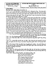 Đề thi thử tốt nghiệp 2025 Môn Ngữ Văn THPT Lê Xoay lần 2 giải chi tiết