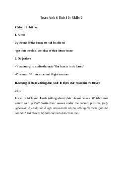 Giải Tiếng Anh 6 Unit 10: Skills 2 | Global Success