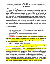 Chương 2 Bài giảng về Hàng hóa và Thị trường | Môn Kinh tế chính trị Mác-Lênin - Đại học Kinh Tế Quốc Dân