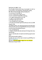 Bài thi giữa kỳ kế toán tài chính | Đại học Lâm Nghiệp