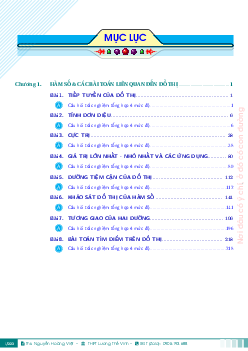 Hàm số và các bài toán liên quan đến đồ thị – Nguyễn Hoàng Việt Toán 12