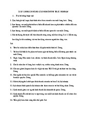 Ngân Hàng Câu Hỏi Ôn Thi Trắc Nghiệm Môn Kinh tế chính trị Mác-Lenin | Đại học Bách Khoa Hà Nội