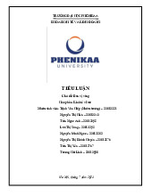 Bản vị vàng | Bài tập tiểu luận học phần Kinh tế vĩ mô | Trường Đại học Phenikaa