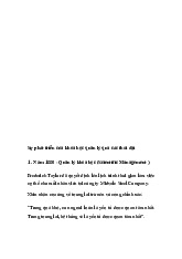 Sự phát triển của khoa học quản lý qua các thời đại môn Business and Technology | Trường Đại học Kinh doanh và Công nghệ Hà Nội