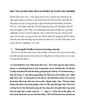 Thực Trạng Đời Sống Nhân Dân Theo Tư Tưởng Hồ Chí Minh môn Tư tưởng Hồ Chí Minh   | Học viện Nông nghiệp Việt Nam