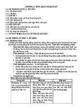 Tóm tắt nội dung Môn Quản lý học | Đại học Kinh Tế Quốc Dân