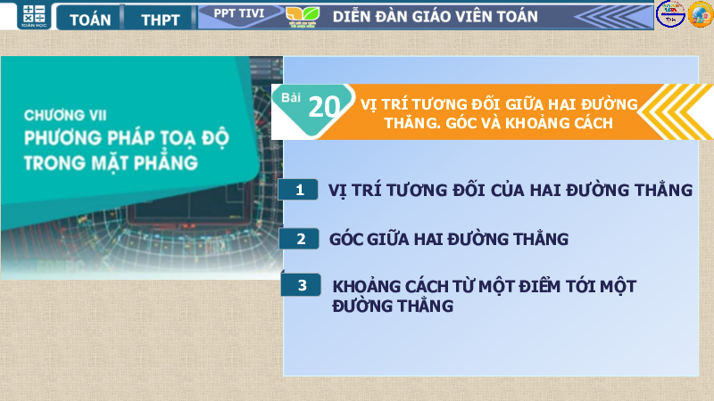 Giáo án Powerpoint bài 20 Vị trí tương đối giữa hai đường thẳng góc và khoảng cách sách Kết nối tri thức-Phần 2