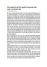 Độc quyền là gì? Độc quyền trong luật cạnh tranh, sở hữu trí tuệ