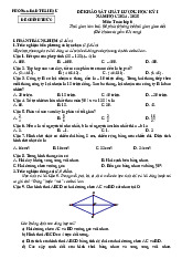 Đề học kỳ 1 Toán 6 năm 2024 – 2025 phòng GD&ĐT Hải Hậu – Nam Định