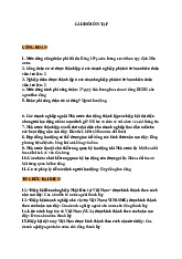 Câu Hỏi Ôn Tập Môn QTRI Quan Hệ Lao Động - Mẫu Tài Liệu Ôn Thi