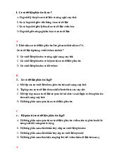 Bộ câu hỏi trắc nghiệm ôn tập môn Cơ sở dữ liệu phân tán  | Trường đại học Kinh Doanh và Công Nghệ Hà Nội