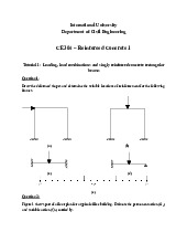 Reinforced Concrete 1 Tutorial 1: Load Combinations & Beam Design | Môn Engineering Drawing - Trường Đại học Quốc tế, Đại học Quốc gia Thành phố Hồ Chí Minh