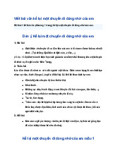 Viết bài văn kể lại một chuyến đi đáng nhớ của em (8 mẫu) | Ngữ Văn 6 sách Cánh Diều