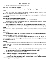 Đề cương ôn tập môn Lịch sử 12