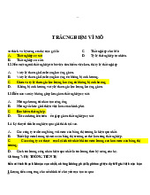 Bộ đề trắc nghiệm kinh tế vĩ mô chương 1 | Đại học Kinh tế Thành phố Hồ Chí Minh