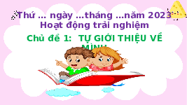Giáo án điện tử Hoạt động trải nghiệm 3 Cánh diều: Đọc sách theo sở thích - Danh mục sách theo sở thích