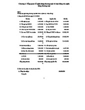 Chương 1: Bài Tập Ngân Hàng Thương Mại - Tình Hình Tín Dụng 2008