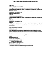 HÓA HỌC LỚP 10 - Chuyên đề 1: Năng lượng hoạt hóa P3 Phản ứng