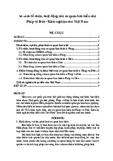 Tổ chức và hoạt động của Cơ quan Bảo hiến tại Pháp & Đức môn Luật so sánh | Trường Đại học Luật Hà Nội