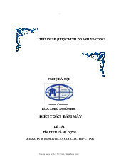 Đề tài tìm hiểu và sử dụng AMAZON WEB SERVICEUD COMPUTING | Báo cáo Đồ án môn học Điện toán đám mây  |Trường Đại học Kinh doanh và Công nghệ Hà Nội