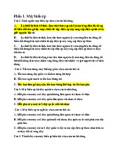 Tổng hợp ôn tập lý thuyết về Máy biến áp và máy điện môn Máy điện | Trường Đại học Bách Khoa Hà Nội