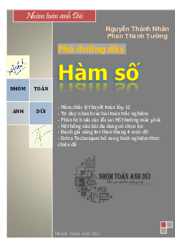 Phá đường dây hàm số Toán 12