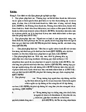 Đáp án bài tập Môn Pháp luật đại cương | Đại học Mỏ – Địa chất