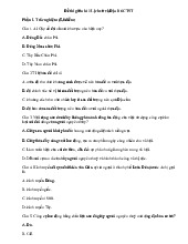 Đề thi giữa học kỳ 1 môn Lịch sử & Địa Lý lớp 6 năm học 2024 - 2025 - Đề số 2 | Bộ sách Chân trời sáng tạo