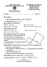Đề giữa học kì 1 Toán 8 năm 2024 – 2025 trường THCS Nguyễn Công Trứ – Hà Nội