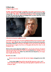 Mô hình văn hóa doanh nghiệp của Scholz | Môn Đạo đức kinh doanh và văn hóa doanh nghiệp - Đại học Cần Thơ