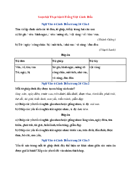 Soạn bài Thực hành Tiếng Việt | Ngữ Văn 6 Cánh Diều