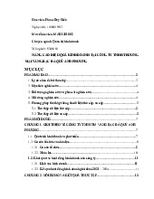 Nâng cao hiệu quả kinh doanh môn Phương pháp nghiên cứu khoa học | Trường Đại Học Nha Trang