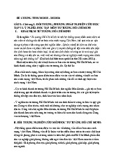 ĐỀ CƯƠNG TTHCM 2025 - 2022026