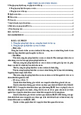 Kiến thức Môn Luật dân sự Việt Nam | Trường Đại học Luật Hà Nội