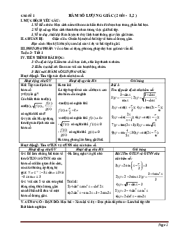 Giáo án bám sát môn toán lớp 11 cả năm