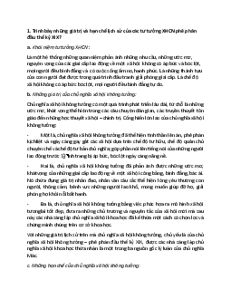 Đề cương ôn tập môn Chủ nghĩa xã hội khoa học