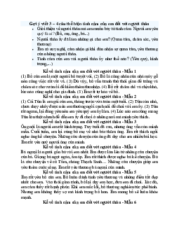 Viết 3-4 câu thể hiện tình cảm của em đối với người thân (37 mẫu) | Tập làm văn lớp 2 | Kết nối tri thức