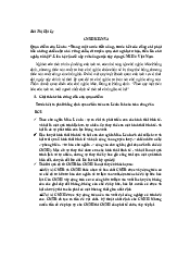“Trong một nước tiểu nông, trước hết các đồng chí phải bắc những chiếc cầu nhỏ vững chắc, đi xuyên qua chủ nghĩa tư bản, tiến lên chủn ghĩa xã hội”. Liên hệ vấn đề này với công cuộc xây dựng CNXH ở Việt Nam