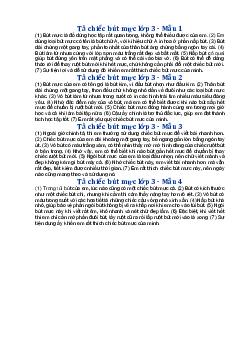 Tả chiếc bút mực - Tập làm văn lớp 3 Chân trời sáng tạo