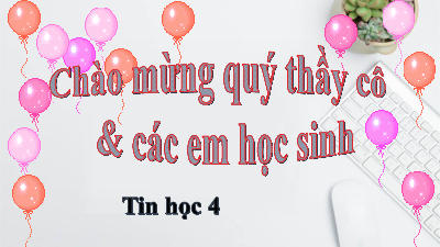 Bài giảng điện tử môn Tin học 4 | Bài 3: Hiệu ứng chuyển trang chiếu (CĐ E1) | Cánh diều