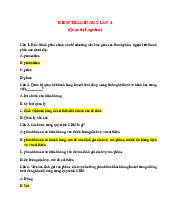 Tổng hợp code Môn Quản trị Logistics 1 | Đại học Sư phạm Kỹ thuật Thành phố Hồ Chí Minh