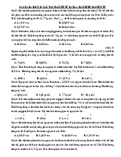 Các dạng bài tập về cấu tạo nguyên tử | Bài tập Hoá đại cương | Trường Đại học khoa học Tự nhiên