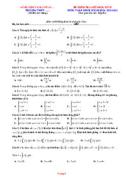 Đề Thi Giữa HK2 Toán 12 Năm 2022 Có Đáp Án-Đề 5