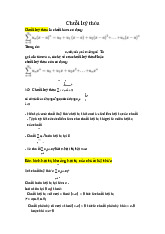 Lí thuyết chuỗi luỹ thừa | Học viện Hành chính Quốc gia