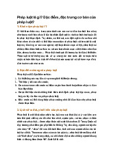 Pháp luật là gì? Đặc điểm, đặc trưng cơ bản của pháp luật?