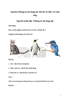 Soạn bài: Những cái tên đáng yêu Tiếng Việt 3 | Kết nối tri thức