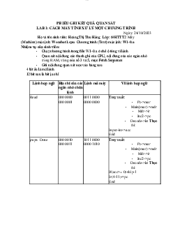 Cách máy tính xử lý một chương trình | Công nghệ thông tin | Trường Đại học Thủy Lợi
