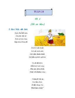 Giải Bài tập cuối tuần lớp 4 môn Tiếng Việt Cánh diều - Tuần 28 (Nâng cao)