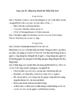 Soạn bài Đăm Săn đi bắt Nữ Thần Mặt Trời - Kết nối tri thức Ngữ văn lớp 10